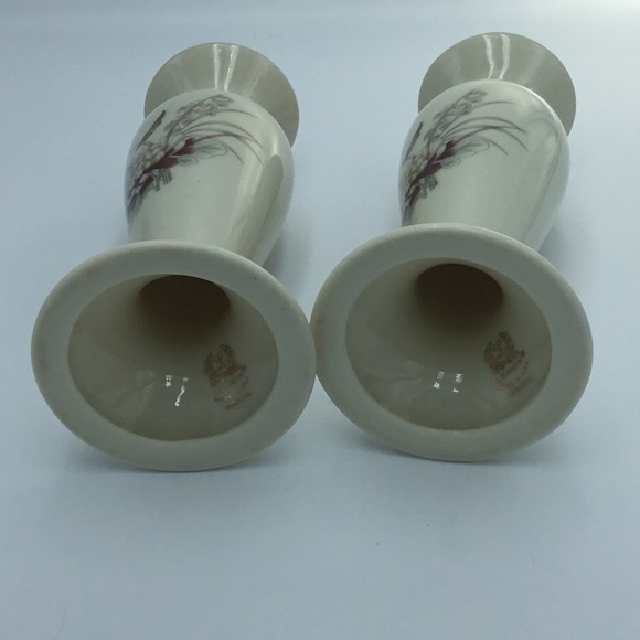 Lenox  Special Taper Candleholders with Brown Floral Design - Picture 7 of 9